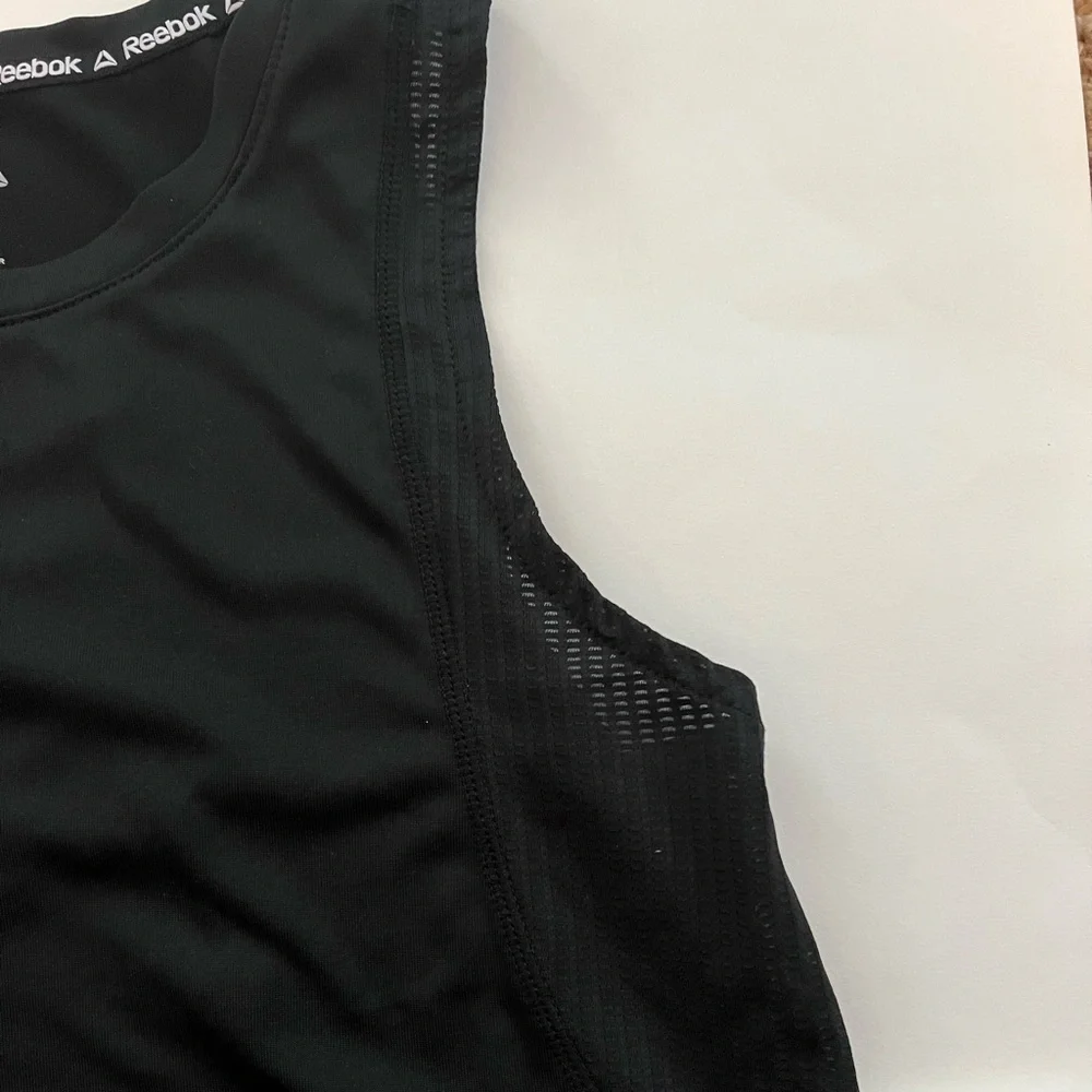 Reebok black workout tank, size small. - Picture 3 of 4